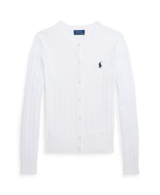 Polo Ralph Lauren Big Girls Cable-Knit Cotton Cardigan - Macy's Polo Ralph Lauren Big Girls Cable-Knit Cotton Cardigan - Macy's
