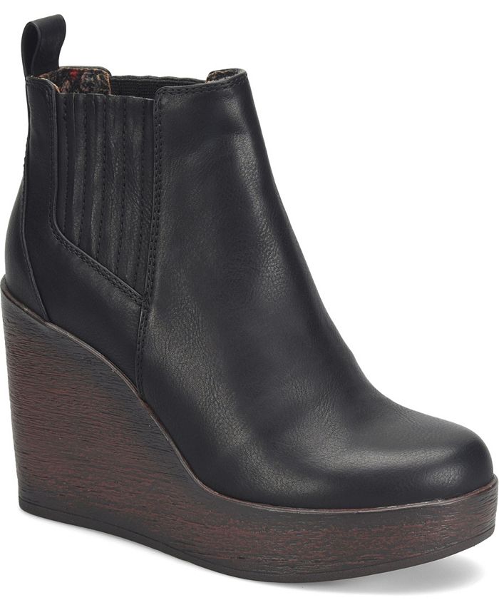 Women s Athalia Gore Wedge Comfort Bootie