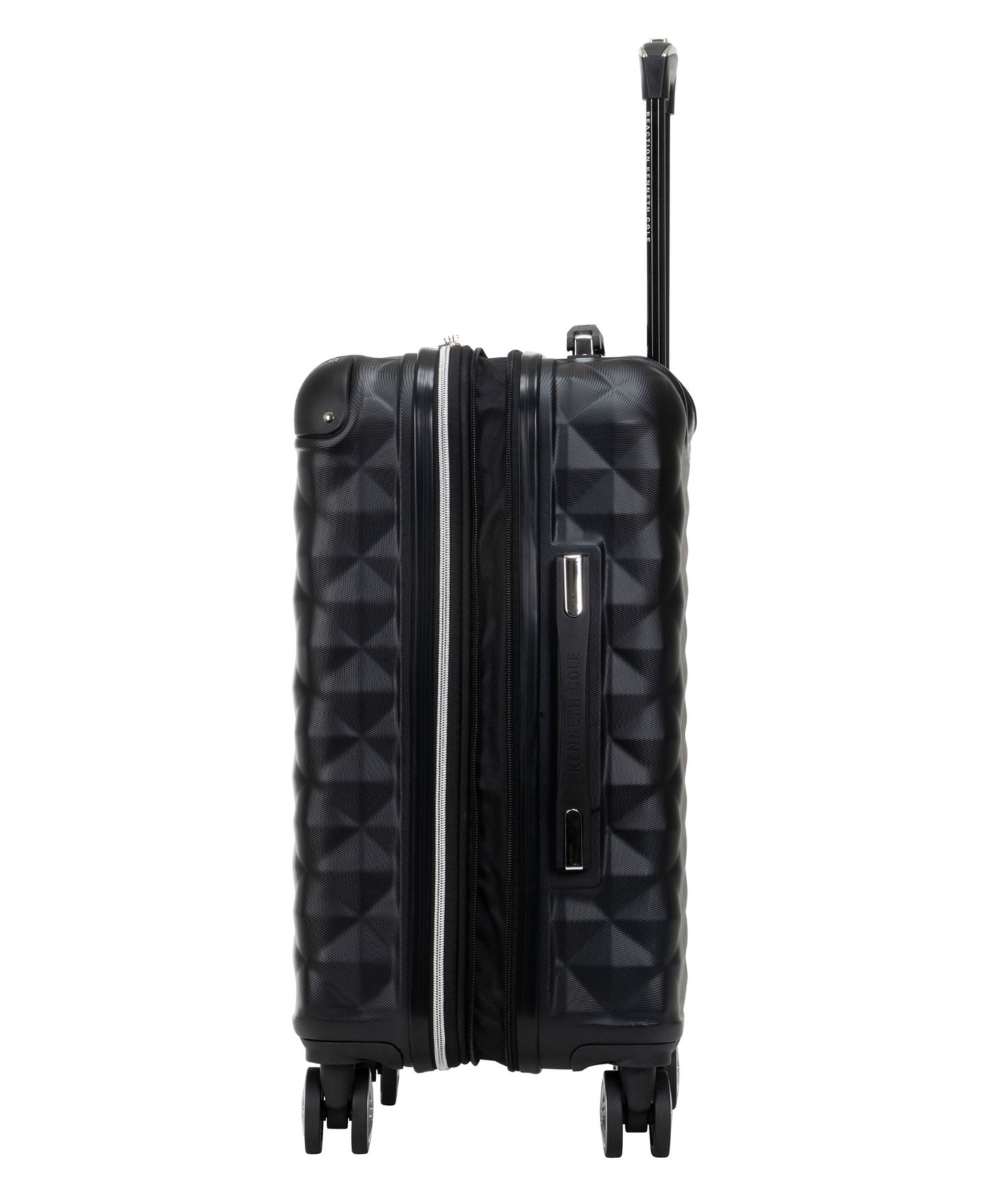 Чемоданы Kenneth Cole Reaction Diamond Tower 3 Piece Hardside Expandable Luggage Set, цвет: Чёрный — фото 6