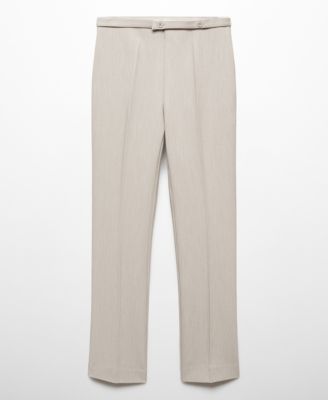 Women's Belt Straight-Fit Pants