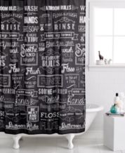 Black Shower Curtains Macy S
