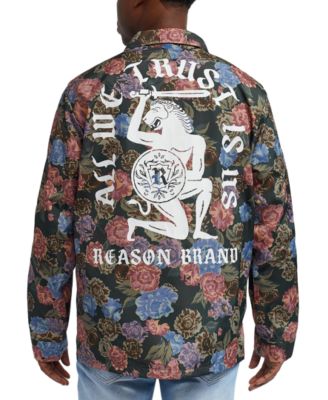 Men's Fearless Tape Trim Nylon Quilted Jacket