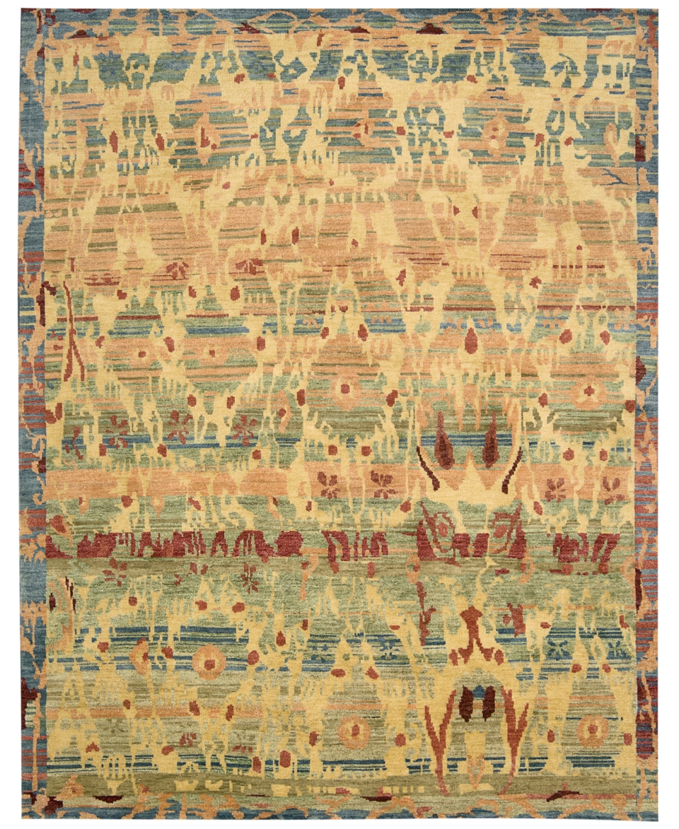 Nourison Dune DUN02 Gabbeh 86 x 116 Hand Knotted Rug   Rugs   