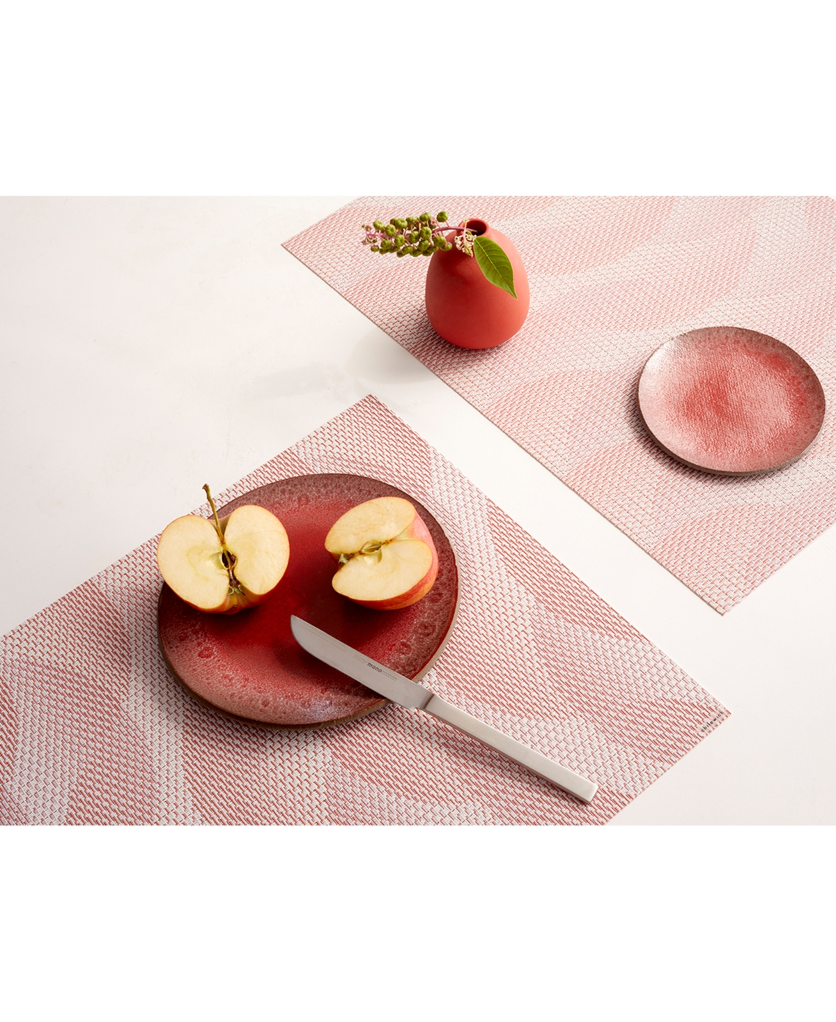 Chilewich Arc Rectangular Placemat, 14" X 19" In Azalea