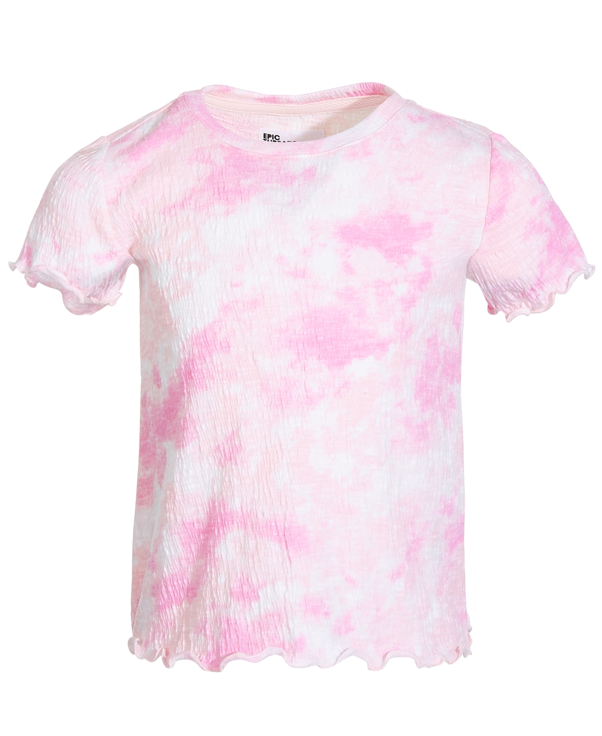 Shop Epic Threads Little Girls Spring Splash Tie-dyed T-shirt, Created For Macy's In Barely Pink