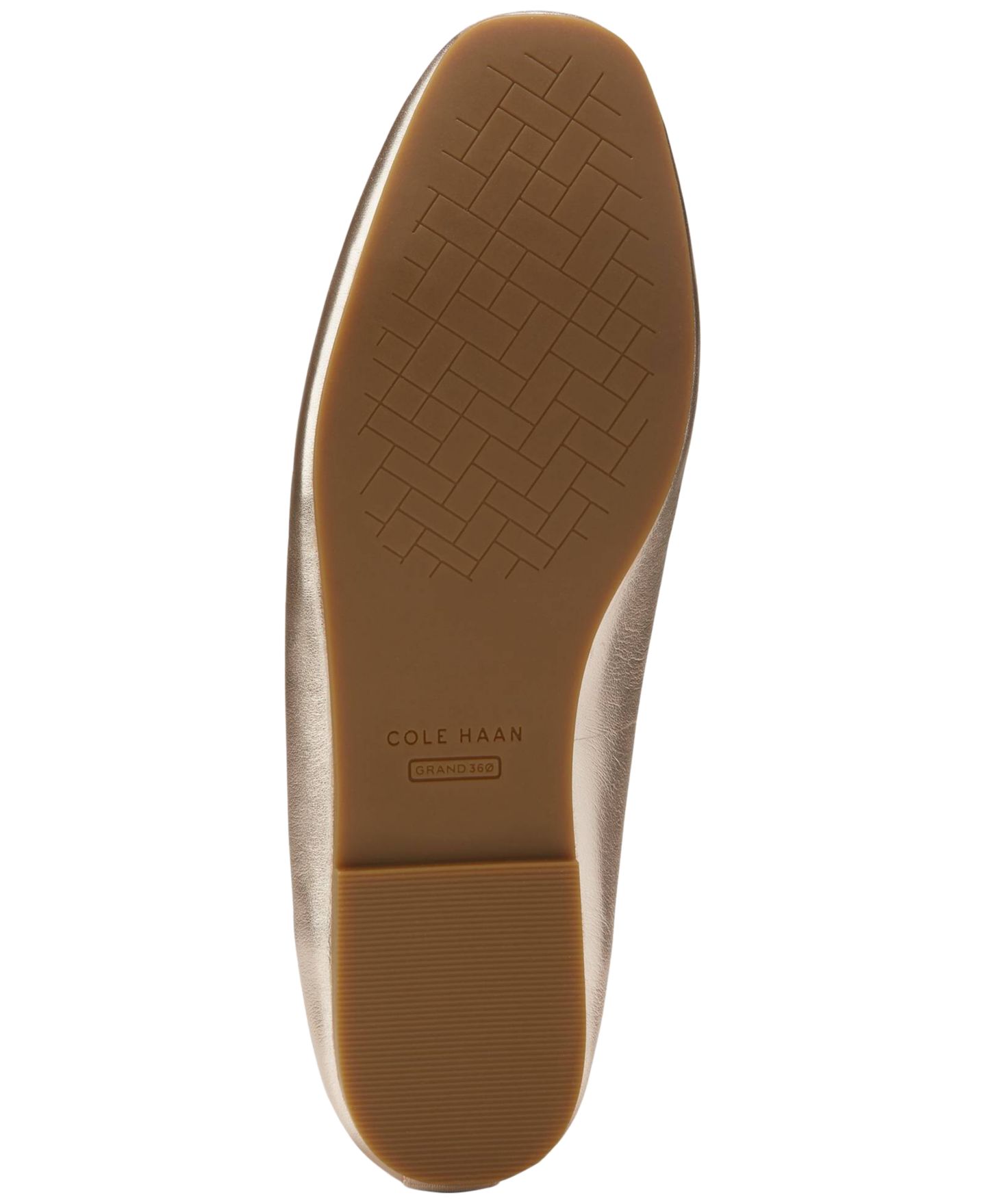 Женские мягкие балетки Cole Haan Yara, цвет: Чёрный кожаный — фото 9