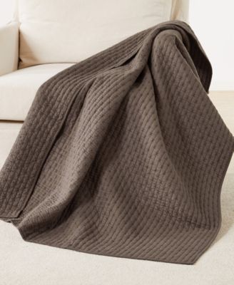 Cross Stitch Reversible Quilted Throw, 50" x 60"