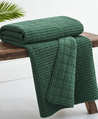 Mills Waffle Stitched Quilted Throw, 60" x 50"