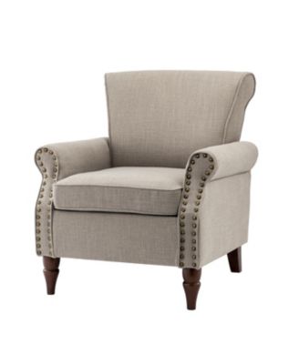 Mooresville Upholstered Armchair with Solid Wood Legs