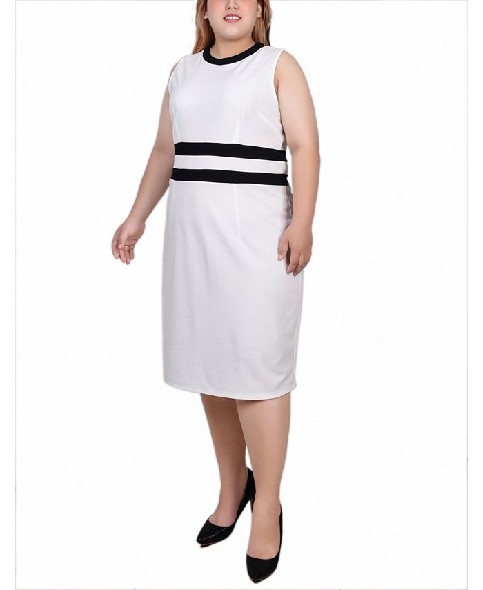 NY Collection Plus Size Cross Ruched Dress Size 2X