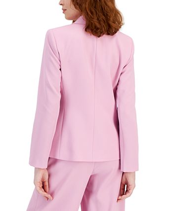 Tahari ASL Women's Single-Button Peak-Lapel Blazer - Macy's