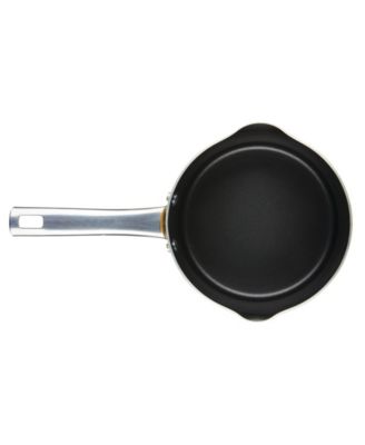 Style Aluminum Nonstick 3 Quart Cookware Straining Saucepan with Lid