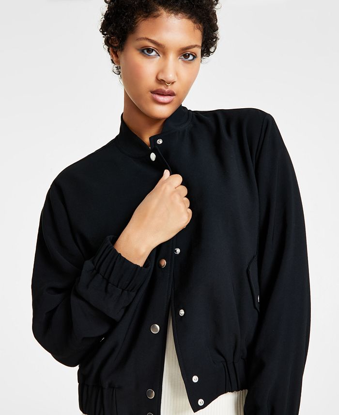 Bar III Women's Bomber Jacket, Created for Macy's Macy's