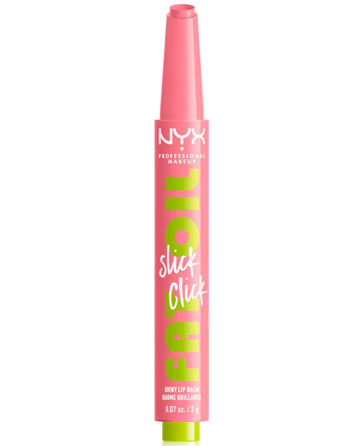 Nyx Professional Makeup Fat Oil Slick Click In Clout (soft Baby Pink)