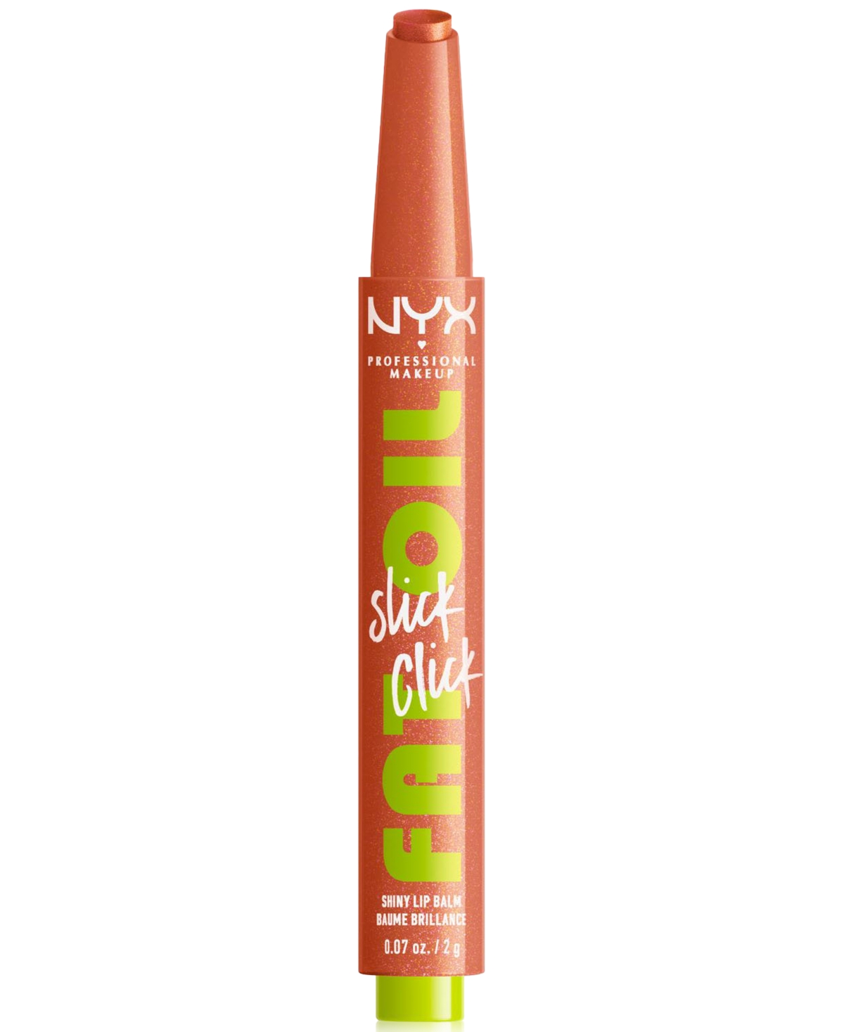 Nyx Professional Makeup Fat Oil Slick Click In Hits Different (clear With Bronze Pearl
