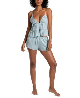 Midnight Bakery - Women's 2-Pc. Marion Satin Cami Pajamas Set