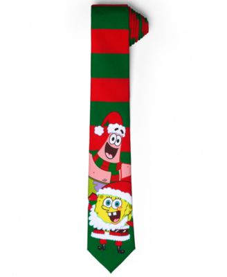 Men's Spongebob Tie - Christmas Necktie - Formal And Casual - Including 1 Tie - Multicolor