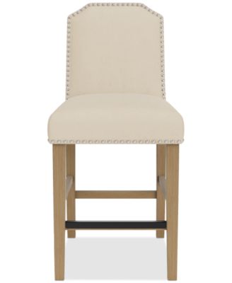 7pc Counter Height Dining Set (Davie Rectangular Table & 6 Hinsen Stools)