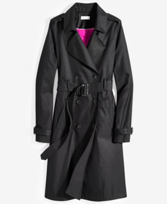 On 34th Women's Solid Classic Trench Coat, Created for Macy's