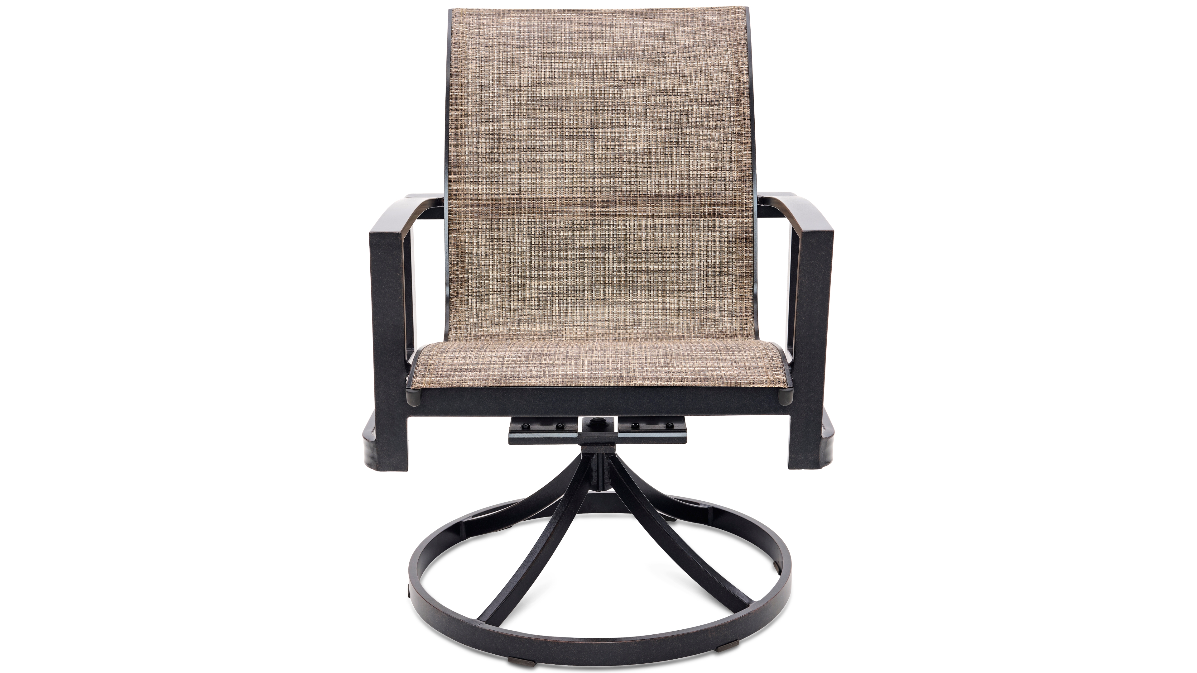 Wythburn Mix and Match Sleek Sling Outdoor Swivel Chair