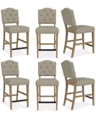 Jesilyn 6pc Counter Height Chair Set