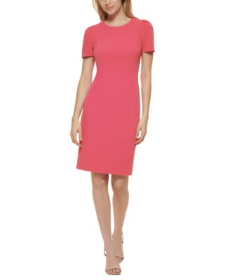 Calvin Klein - Petite Short-Sleeve Sheath Dress