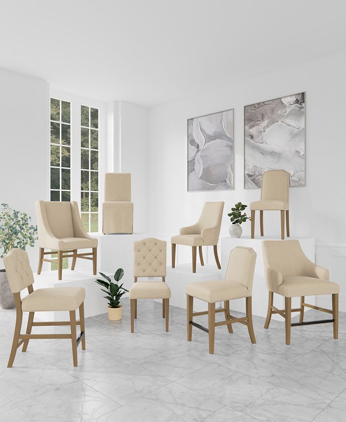 Furniture Hinsen 2pc Counter Height Chair Set Macy's