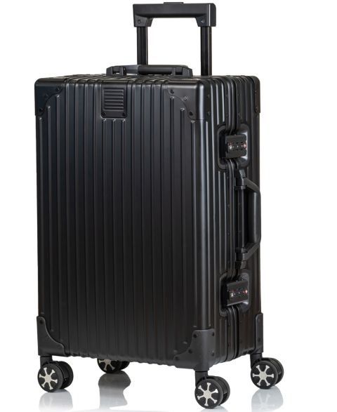 Чемодан CHAMPS Elite Hardside Carry-on Luggage, цвет: Чёрный