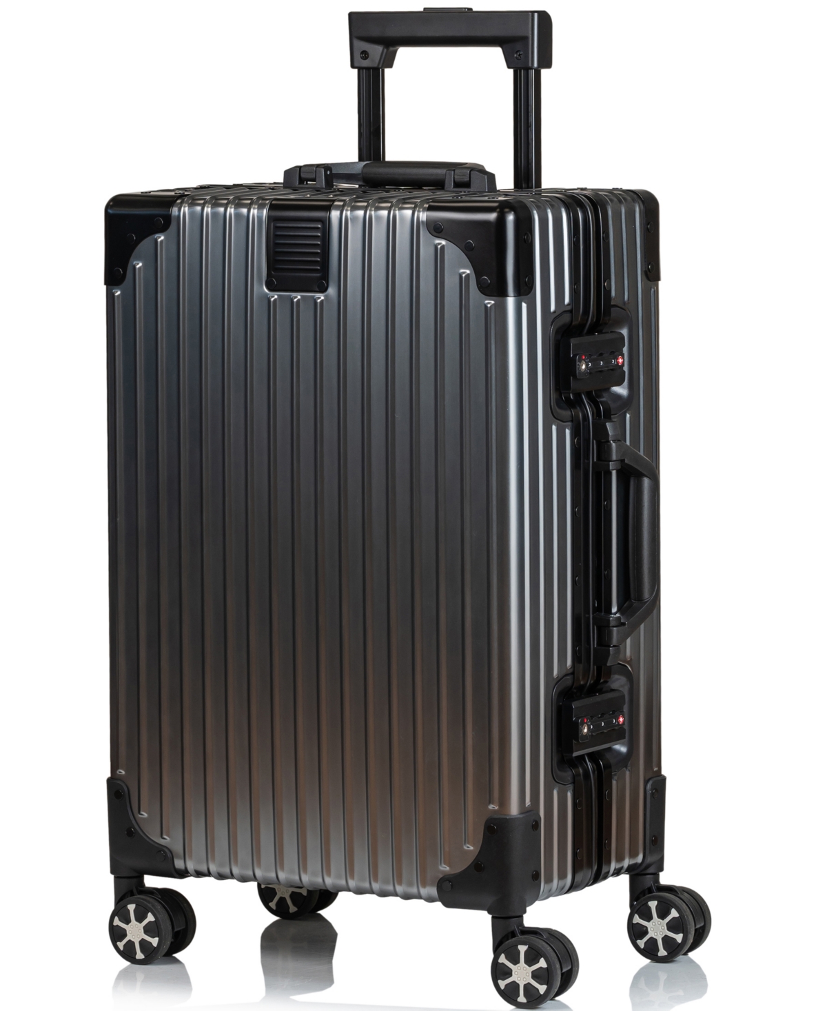 Champs Elite Hardside Carry-on Luggage In Gray
