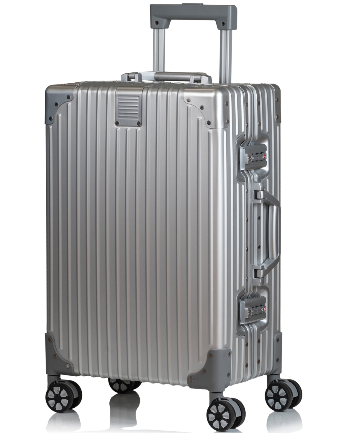Champs Elite Hardside Carry-on Luggage In Silver