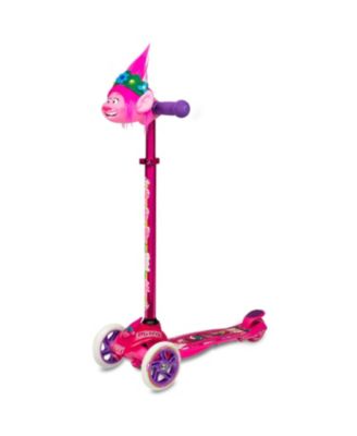 Trolls Kick Scooter For Kids By Featuring Poppy Or Barb From The Trolls World Tour Movie (Size: One Size)