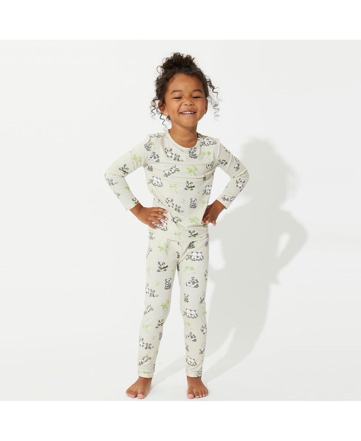Shop Bellabu Bear Unisex Kidsâ Panda Set Of 2 Piece Pajamas