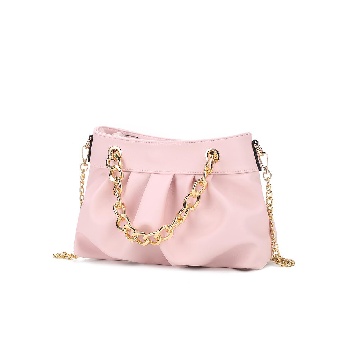Mkf Collection Marvila Minimalist Chain Ruched Shoulder Bag by Mia K