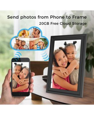 10in Cloud Frame- Easy PhotoShare APP- 20GB Cloud Storage, Auto-Rotate