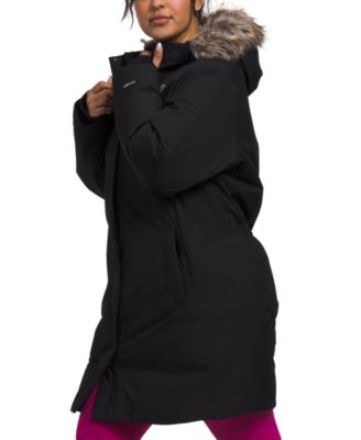 Plus Size Arctic Hooded Coat