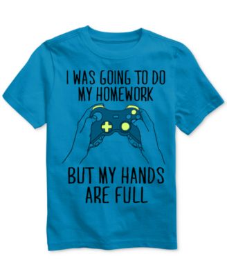 Hybrid - Graphic-Print Cotton T-Shirt, Big Boys (8-20)