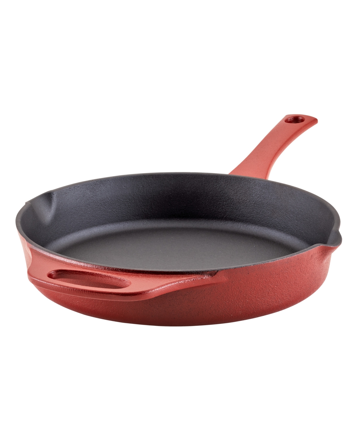 Shop Rachael Ray Nitro Cast Iron 10" Skillet In Red