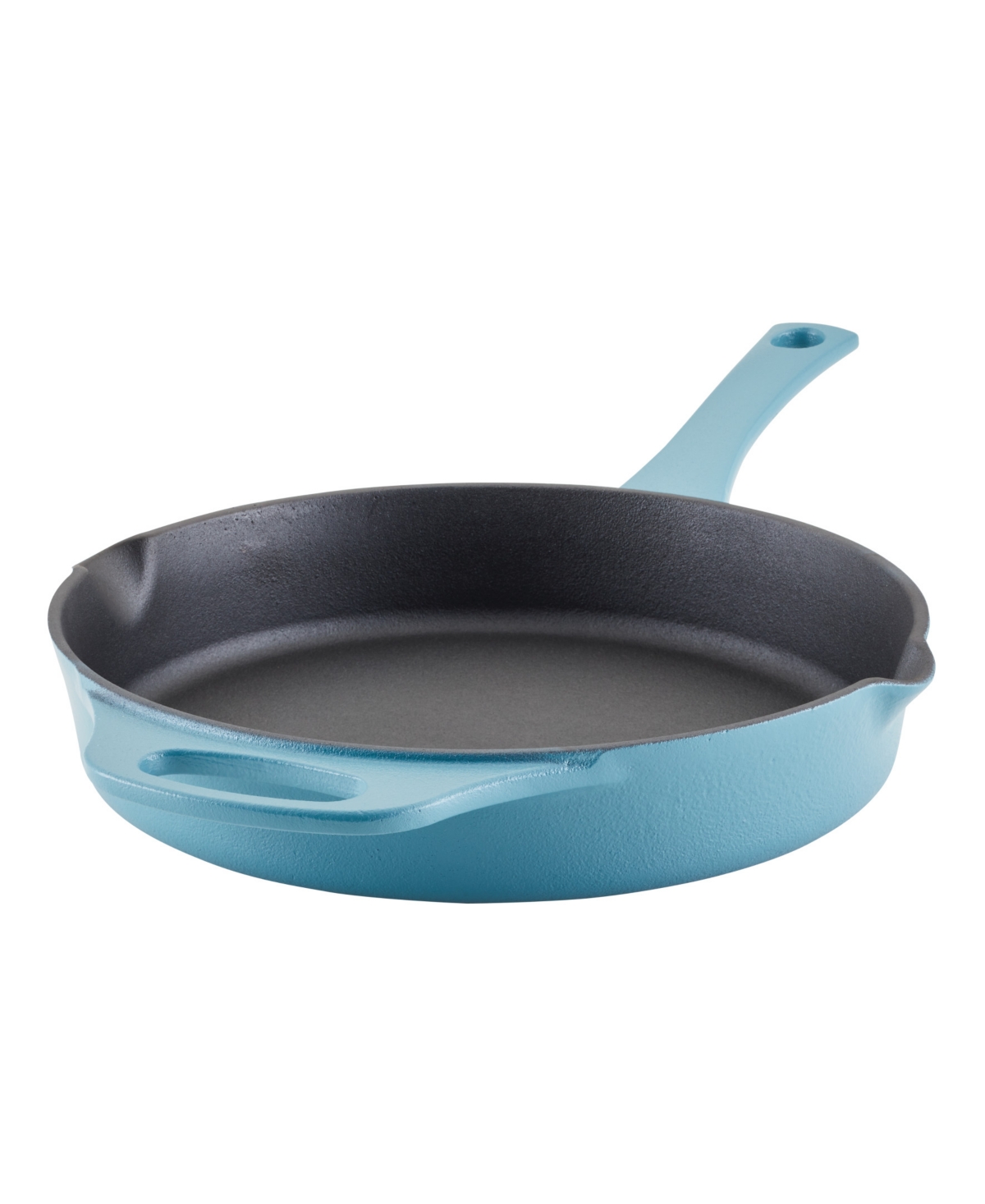 Rachael Ray Nitro Cast Iron 10" Skillet In Agave Blue
