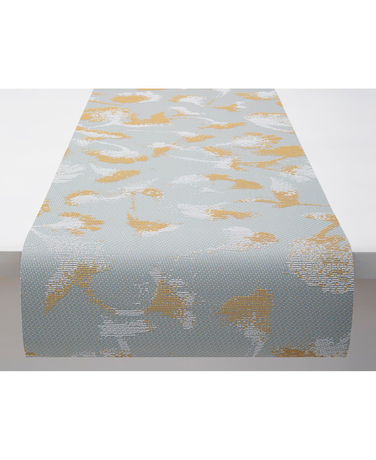 Chilewich Botanic Jacquard Table Runner, 14 X 72 In Mint