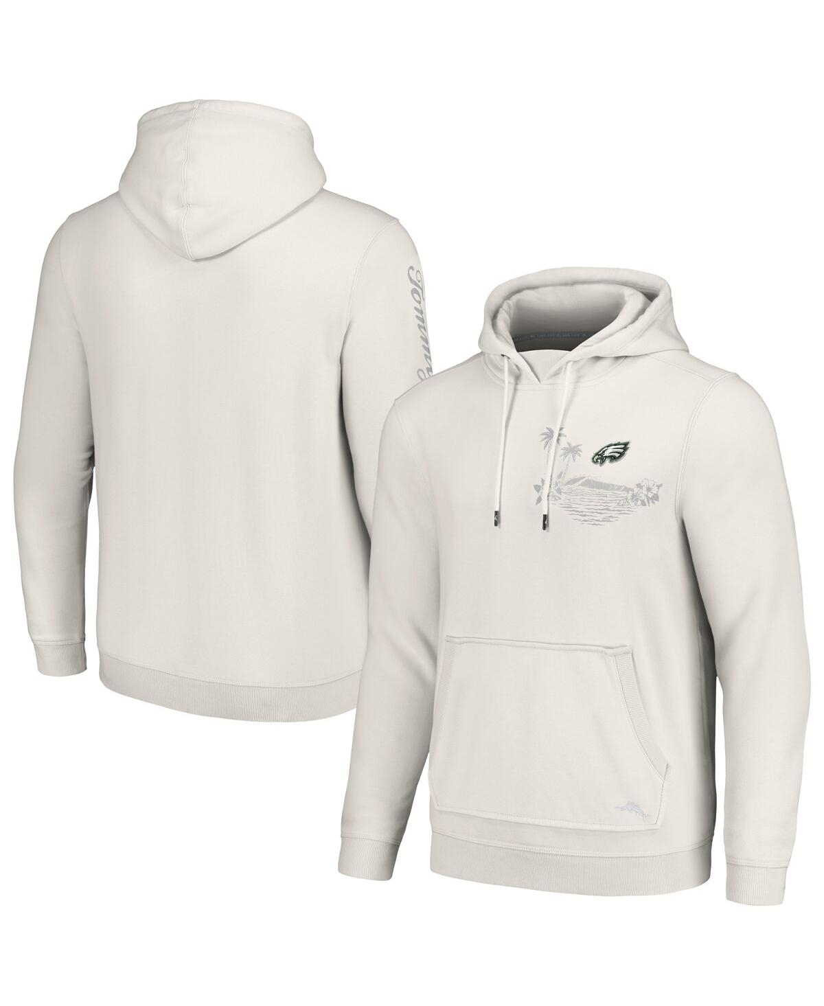 Shop Tommy Bahama Men's  White Philadelphia Eagles Home Game Pullover Hoodie