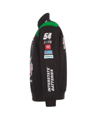 Men's Black Ty Gibbs Interstate Batteries Twill Uniform Full-Snap Jacket