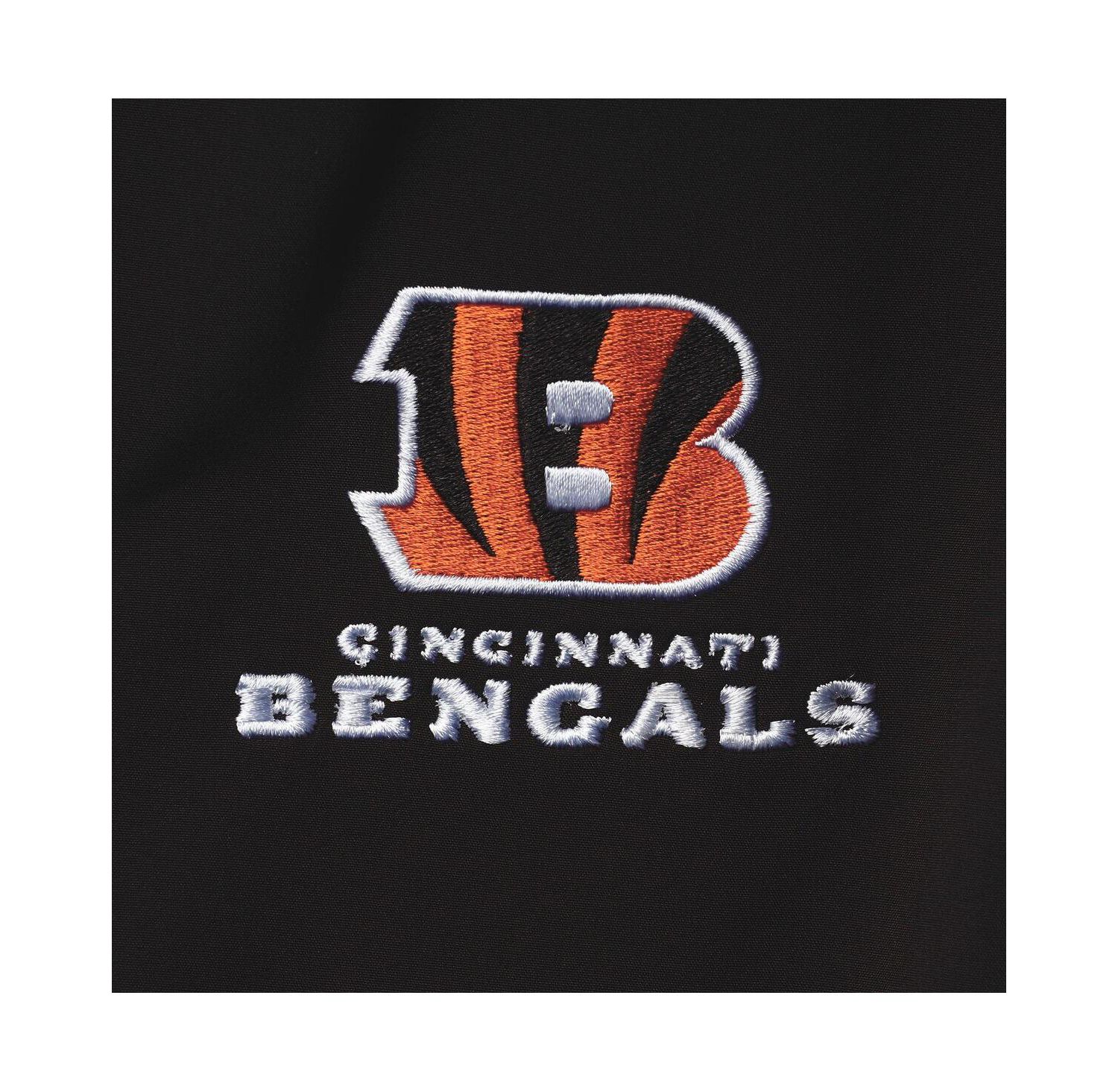 Men's Black Cincinnati Bengals Sonoma Softshell Full-Zip Jacket