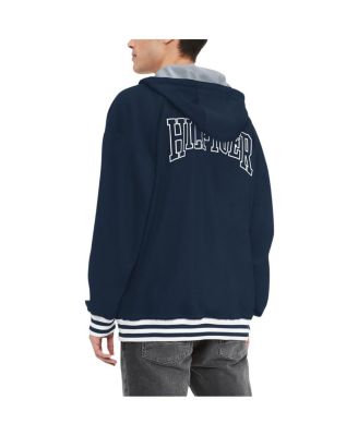 Men's Navy Dallas Cowboys Aaron Quarter-Zip Hoodie