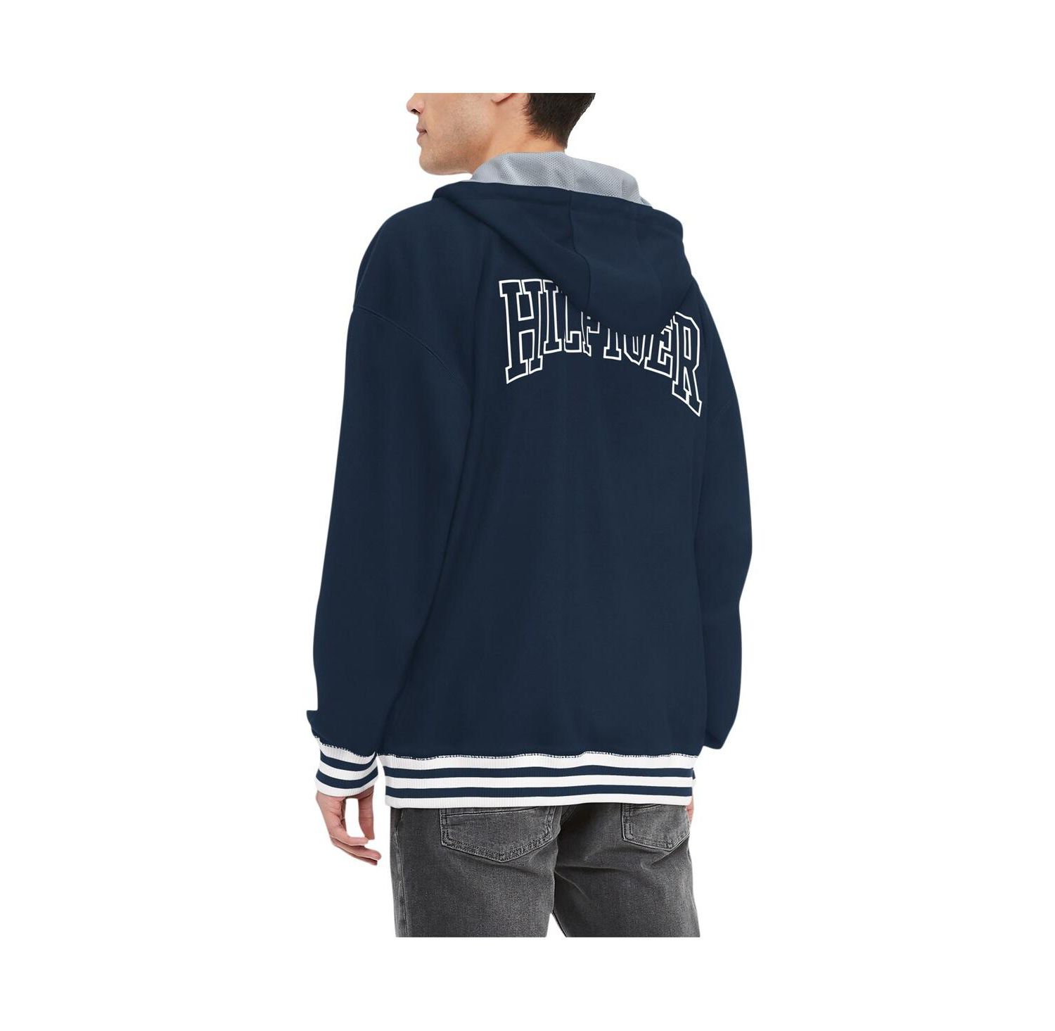 Men's Navy Dallas Cowboys Aaron Quarter-Zip Hoodie