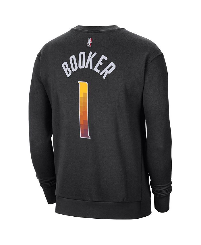 Jordan Men's Brand Devin Booker Black Phoenix Suns Statement Name and ...