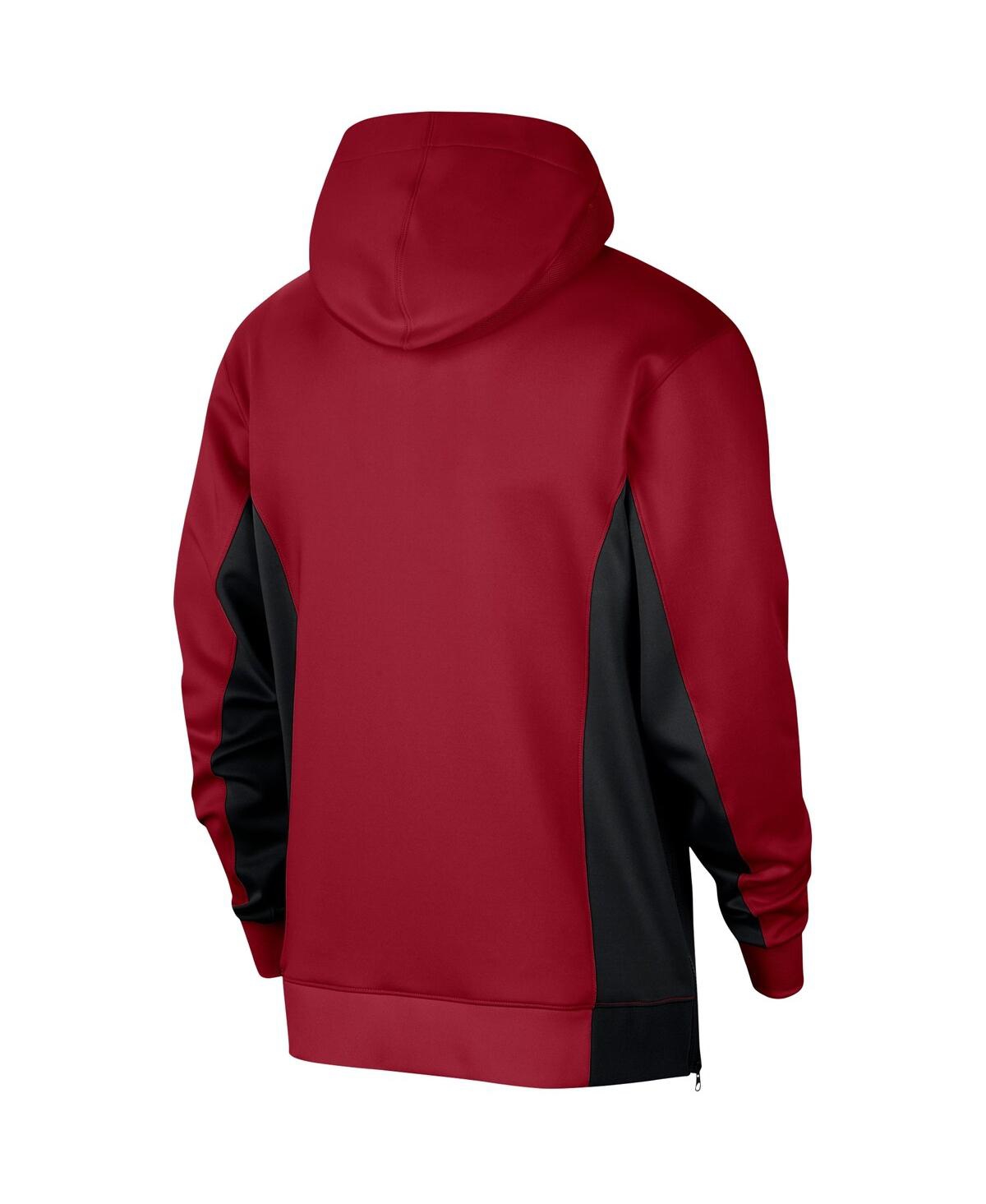 Shop Nike Men's  Red Miami Heat 2023/24 Authentic Showtime Full-zip Hoodie