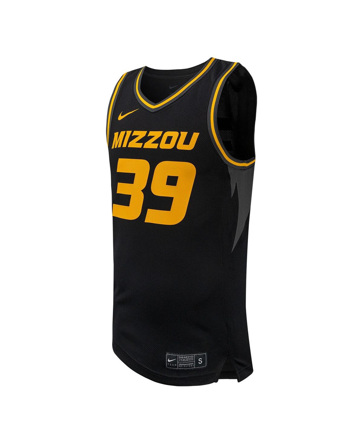 Men's Nike #39Missouri Tigers Replica Basketball Jersey - Black
