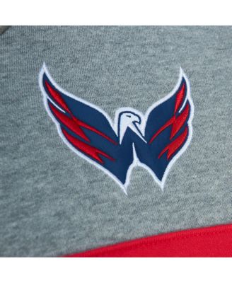 Men's Navy, Gray Washington Capitals Head Coach Pullover Hoodie