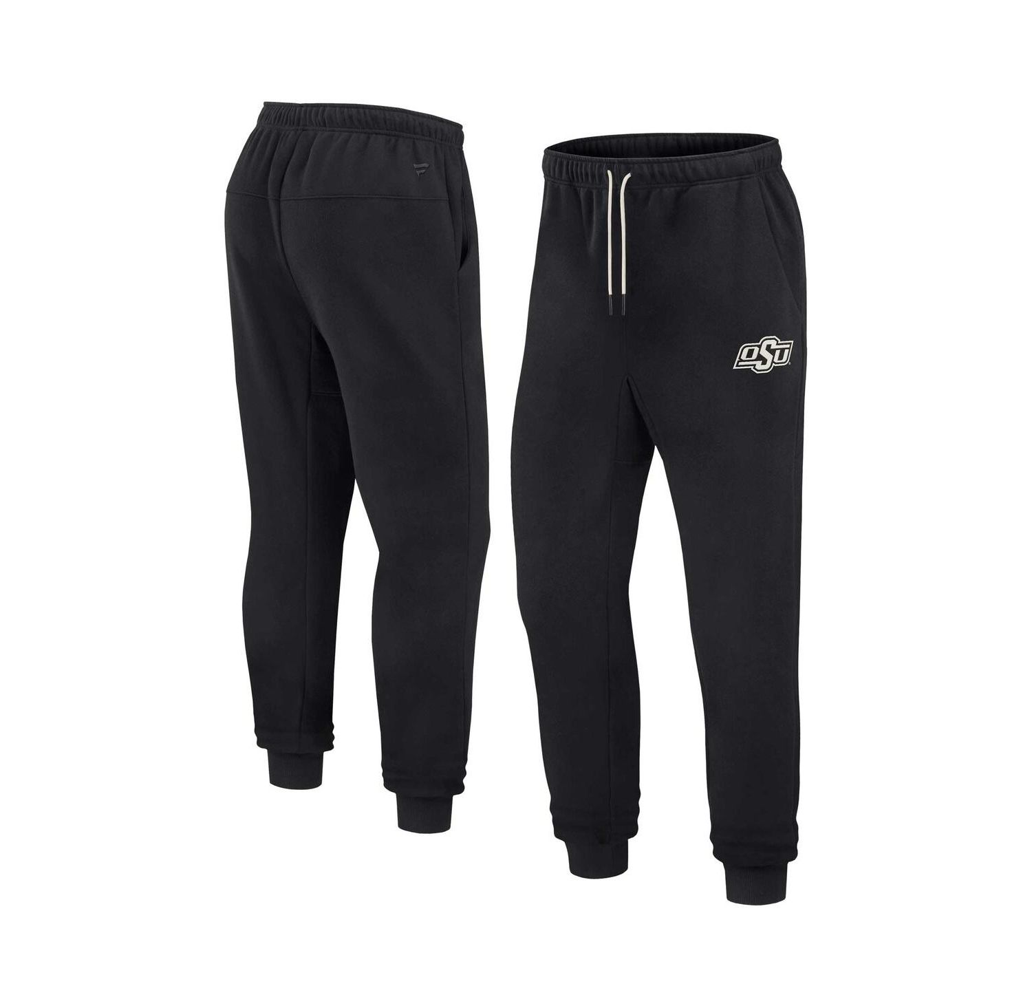Men's and Women's Black Oklahoma State Cowboys Super Soft Fleece Jogger