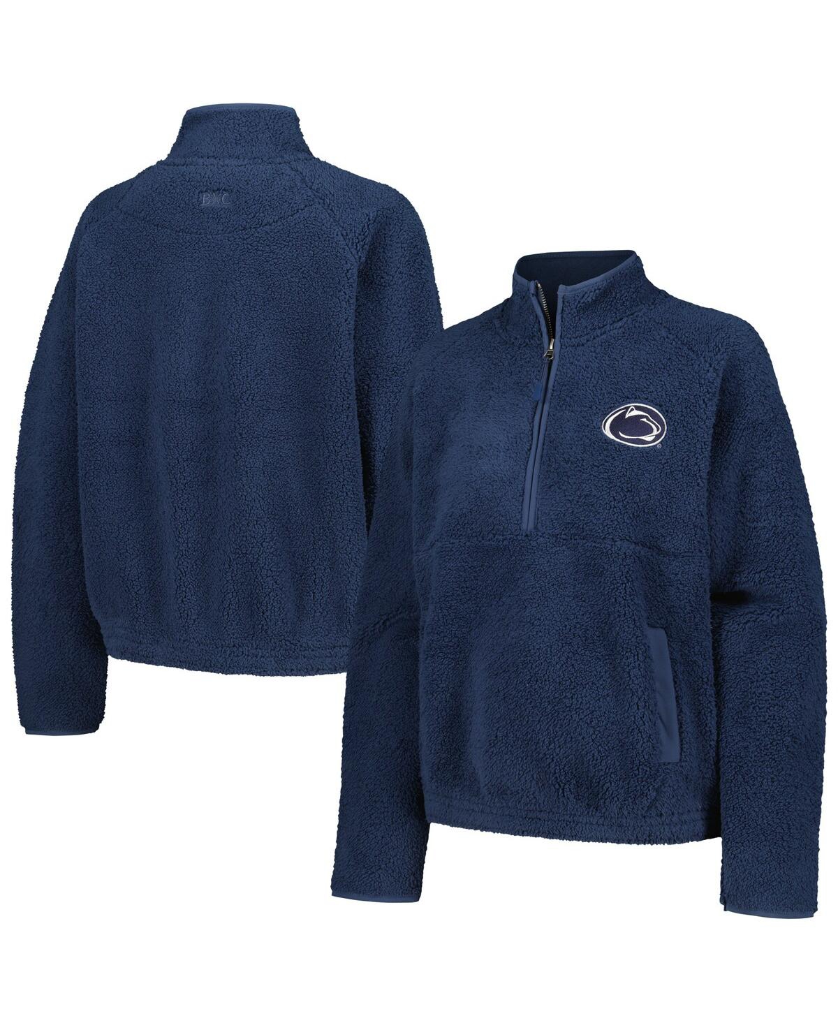 Women's Blue Penn State Nittany Lions Everest Half-Zip Sweatshirt - Blue